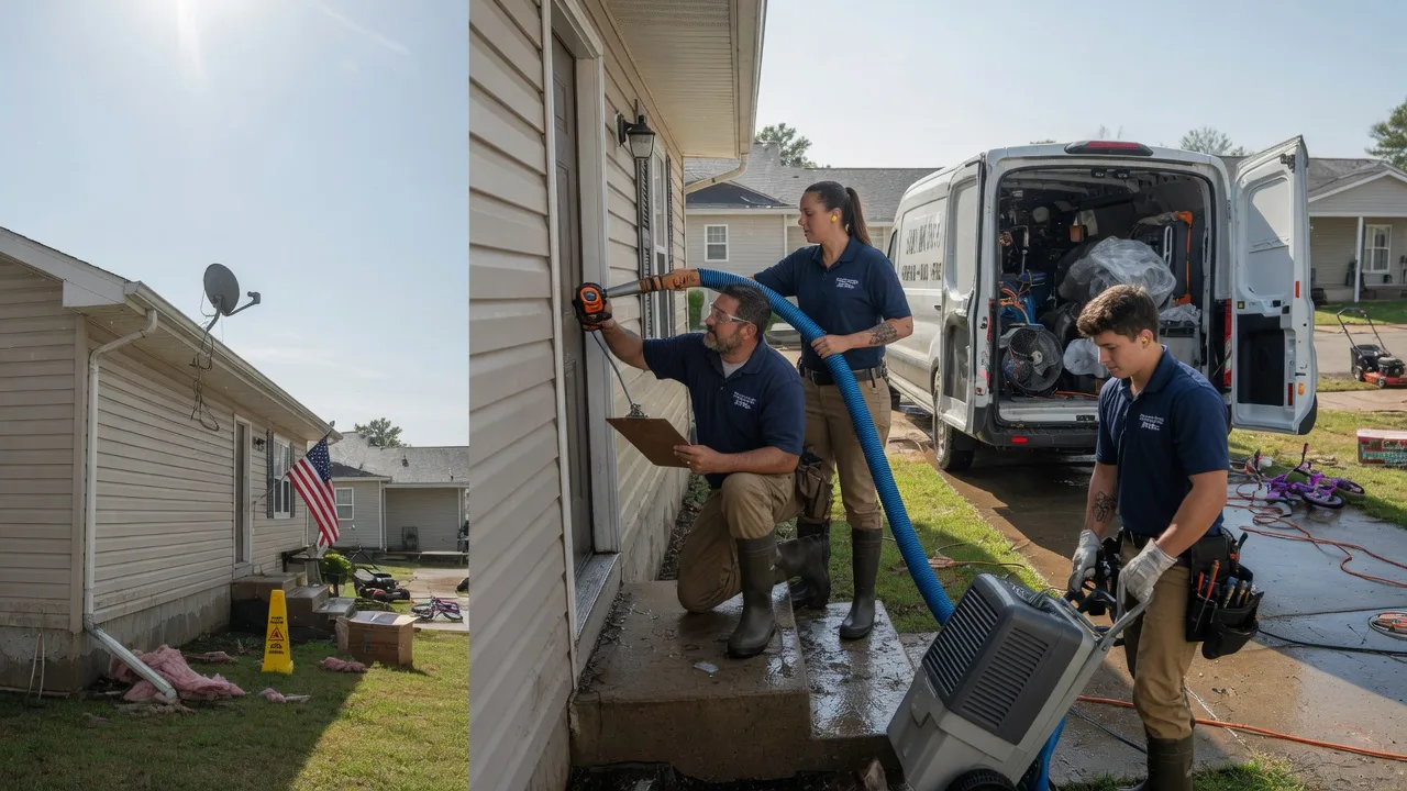Ceiling Water Damage Restoration in Smithfield, OH near me